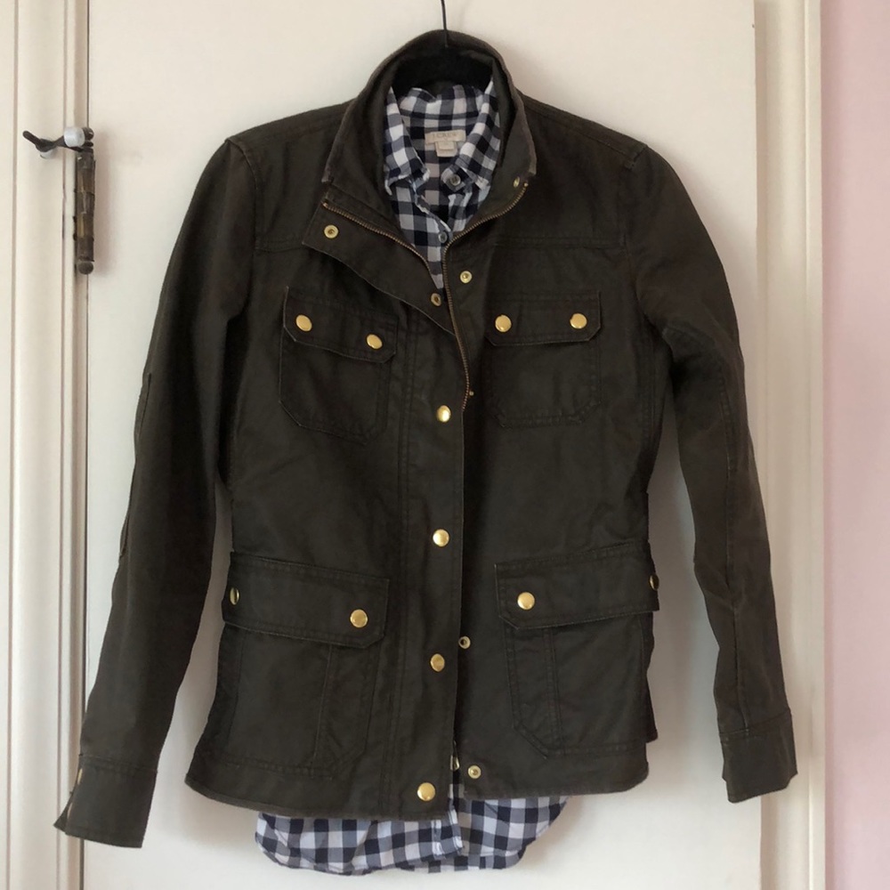 EUC Olive Green J Crew Field Jacket! (3/$20)